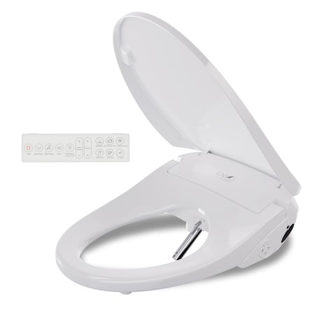 Anzzi Smart Bidet Toilet Seat - Remote Control, Heated Seat and Air Purifier TL-AZEB105BR